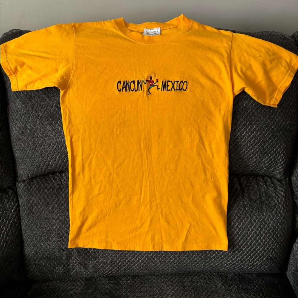 Yellow Cancun Mexico T-Shirt